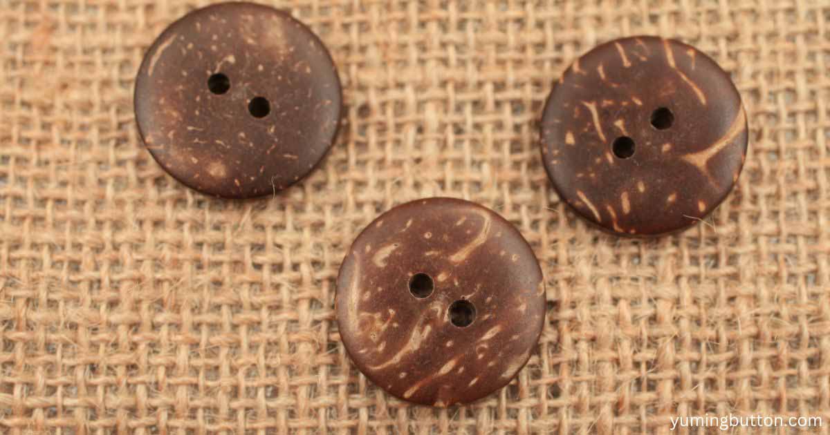 Coconut Shell Button